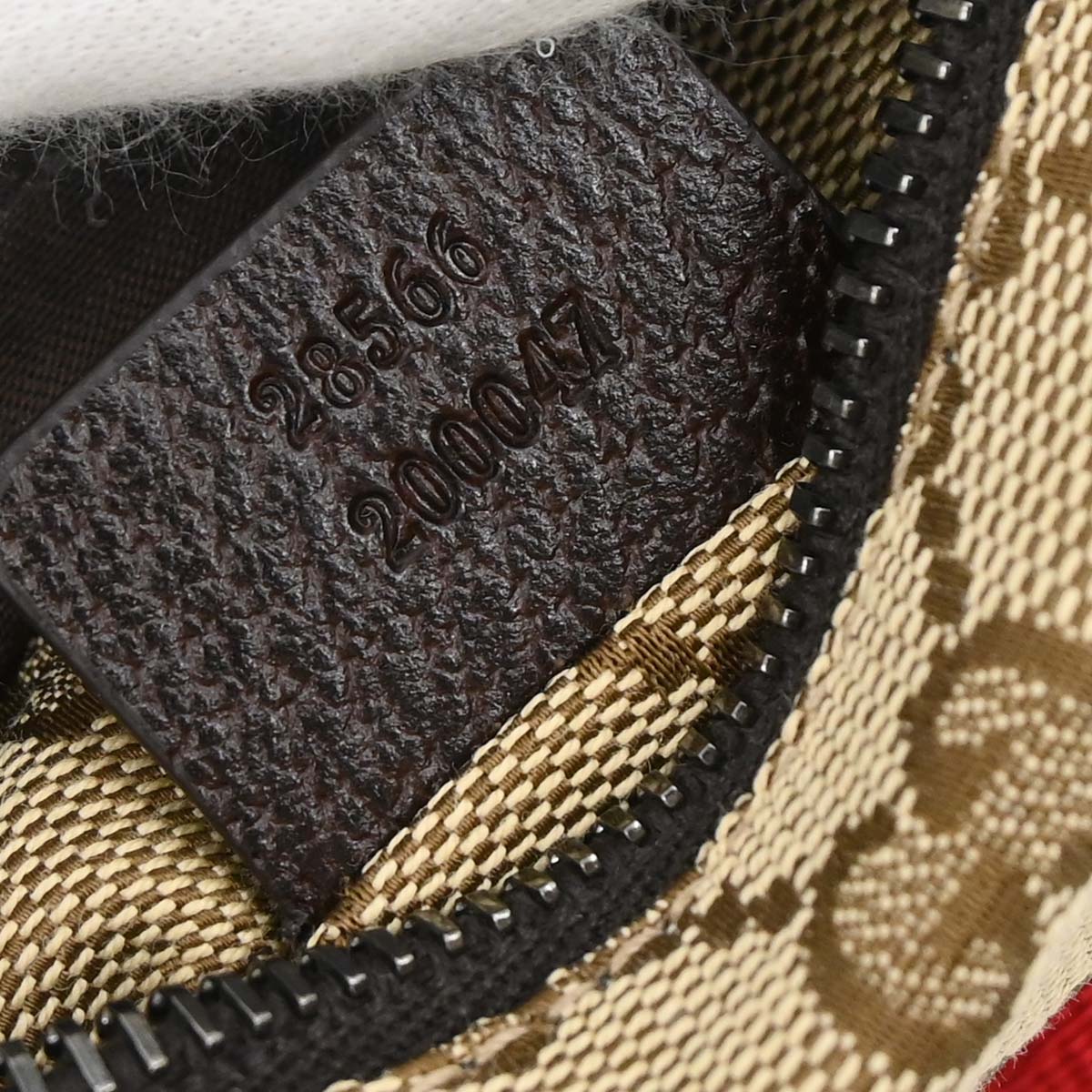 Gucci Brown Beige Canvas GG Sherry Bum Bag