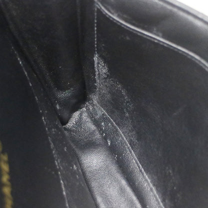 Chanel 1996-1997 Black Lambskin Double Sided Classic Flap Handbag