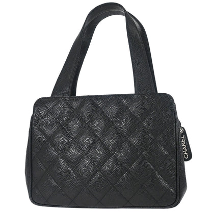 Chanel Black Caviar Skin Handbag