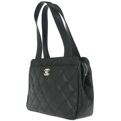 Chanel Black Caviar Skin Handbag