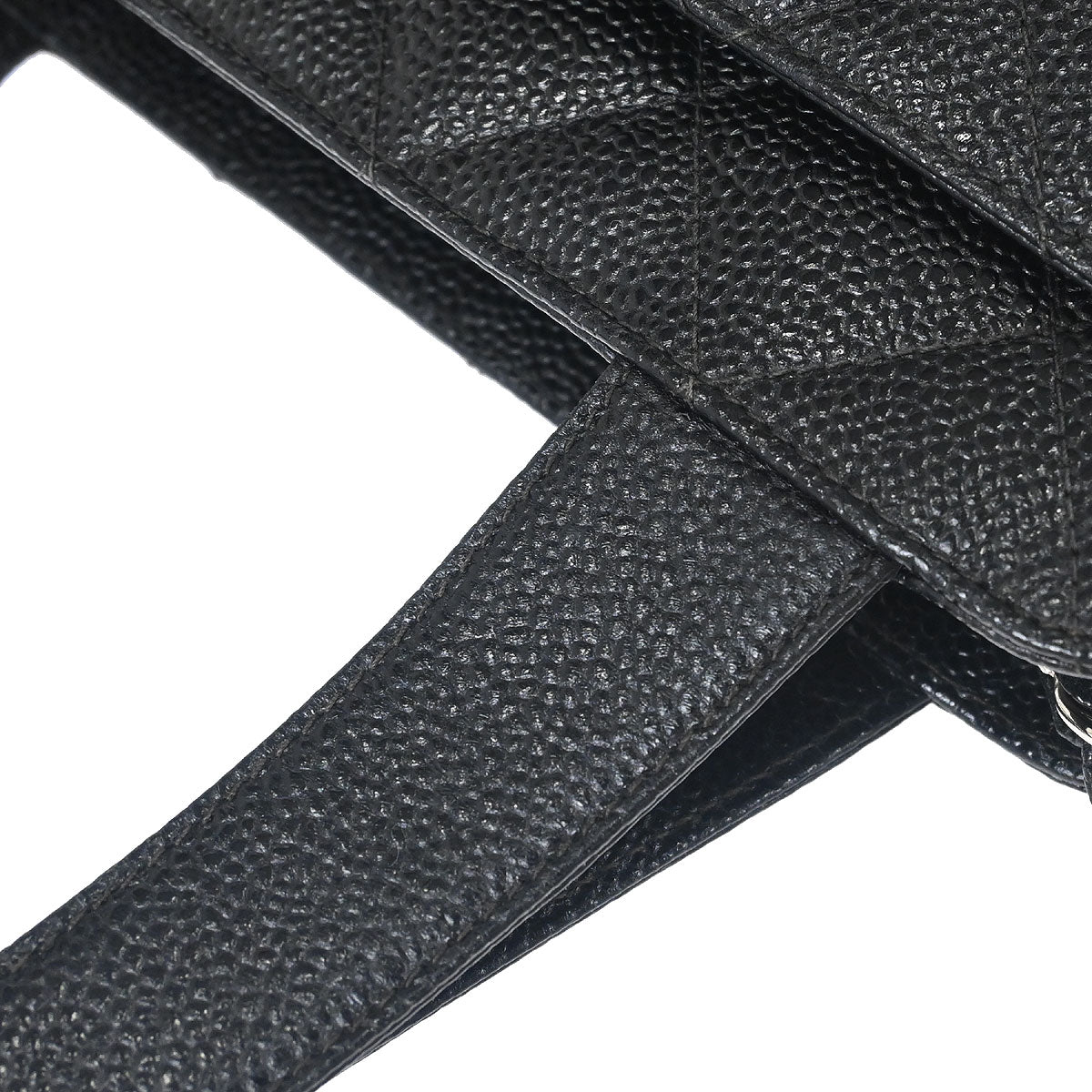 Chanel Black Caviar Skin Handbag