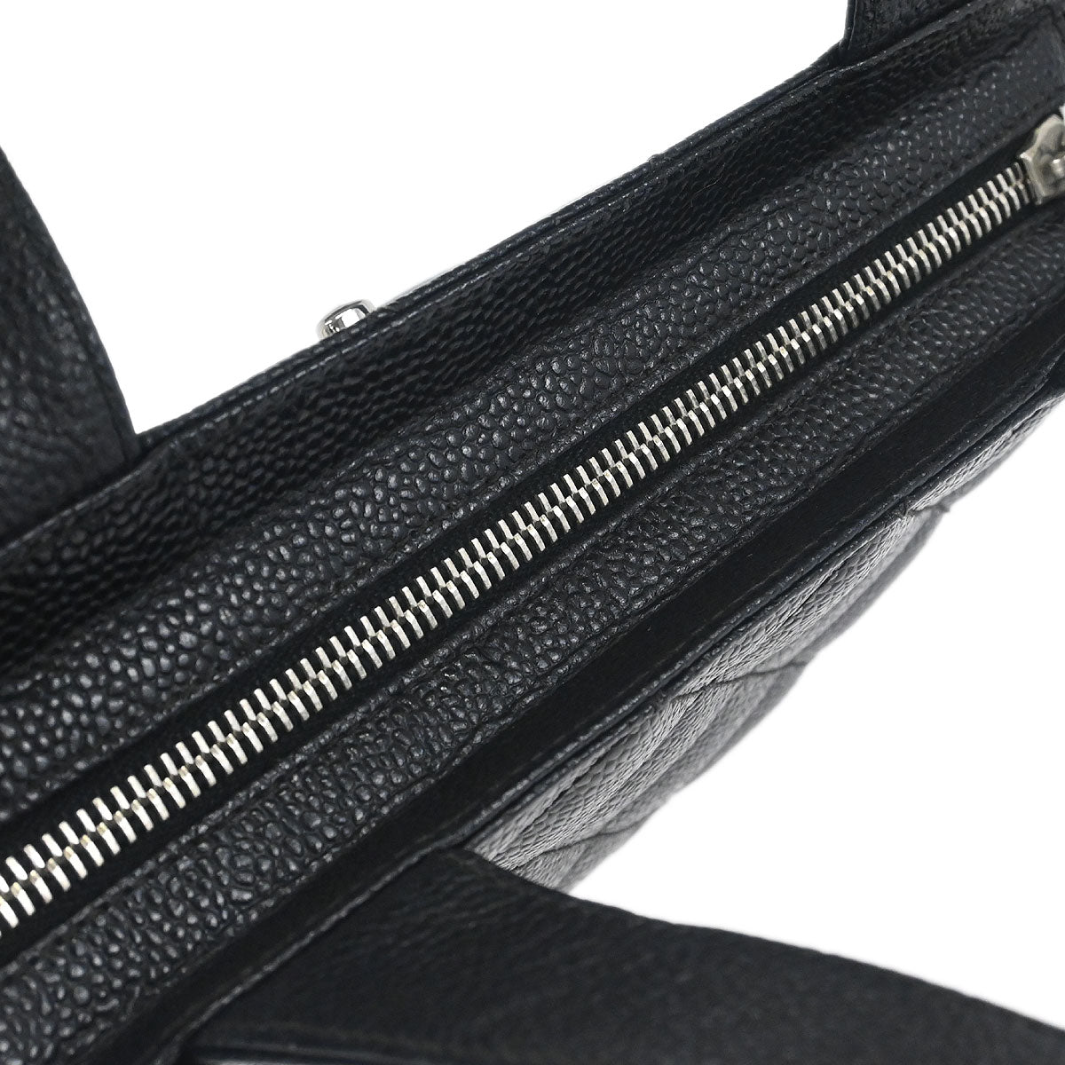 Chanel Black Caviar Skin Handbag