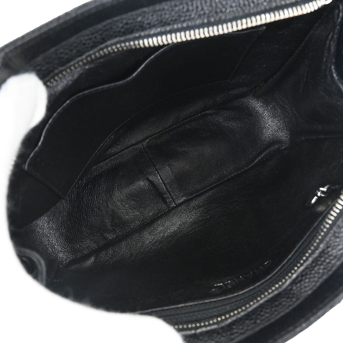 Chanel Black Caviar Skin Handbag