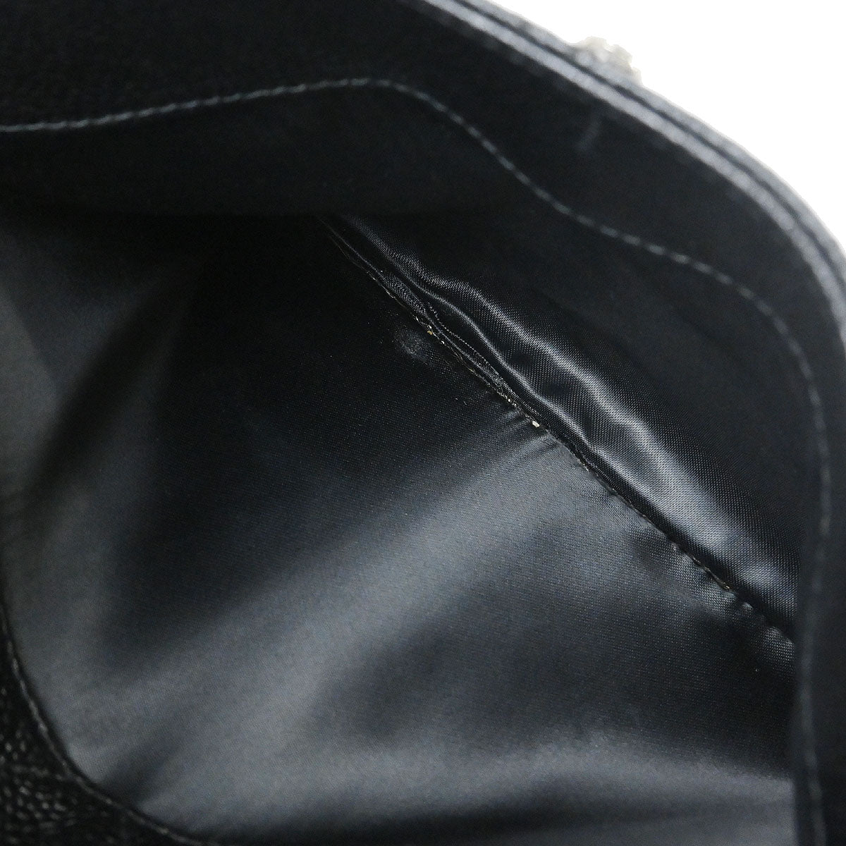 Chanel Black Caviar Skin Handbag