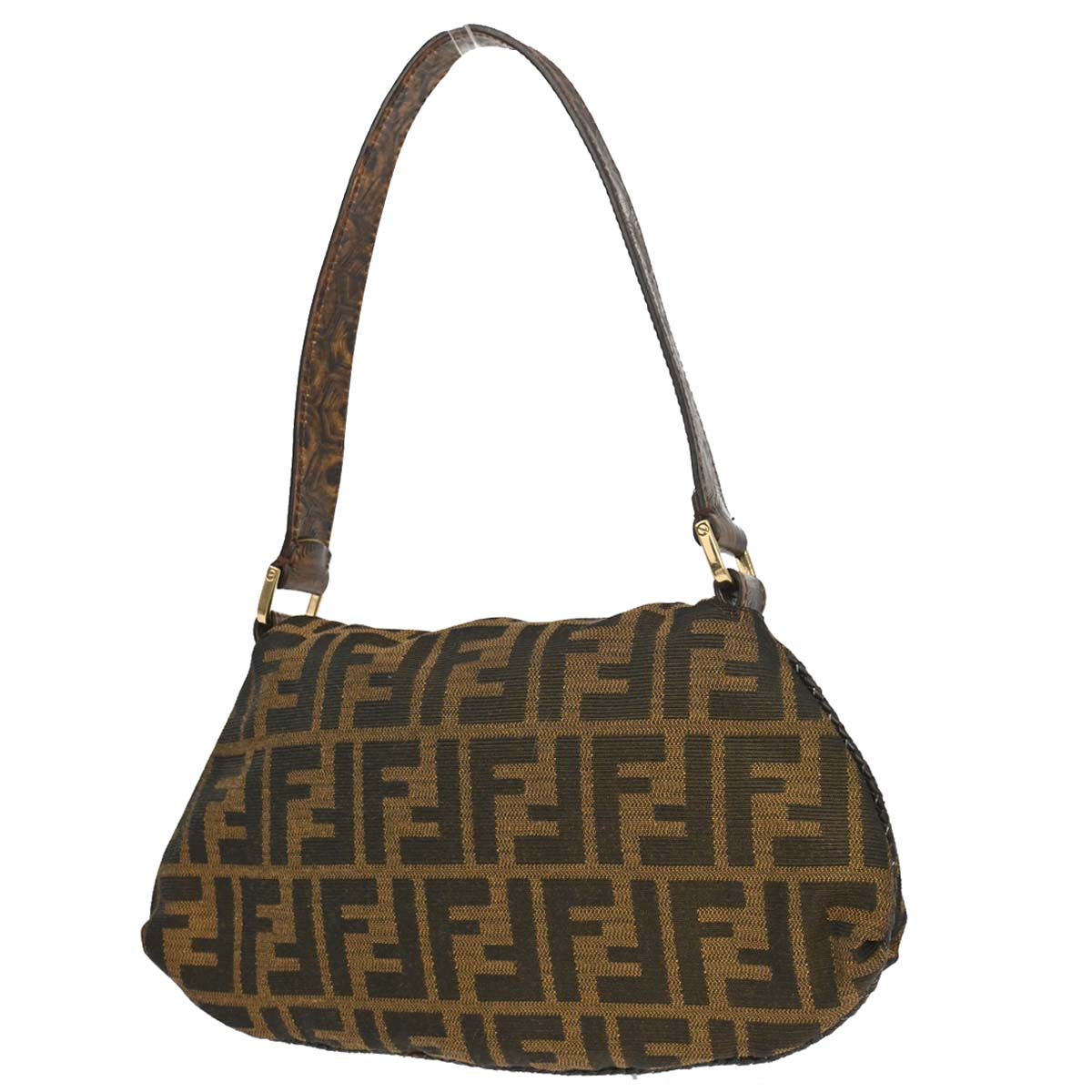 Fendi Brown Zucca Spy Handbag