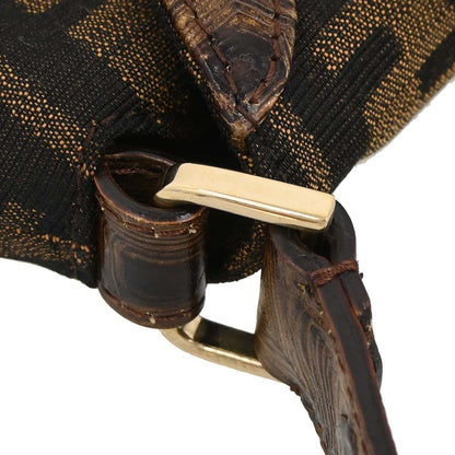 Fendi Brown Zucca Spy Handbag
