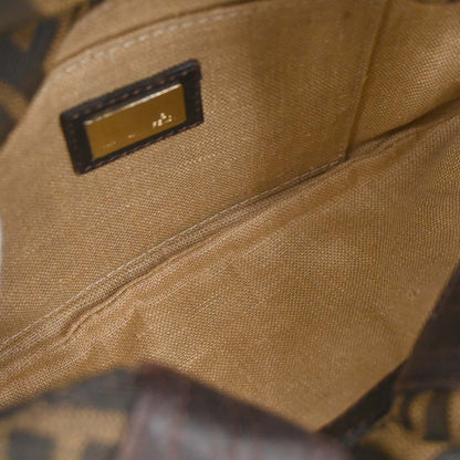 Fendi Brown Zucca Spy Handbag