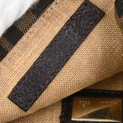 Fendi Brown Zucca Spy Handbag