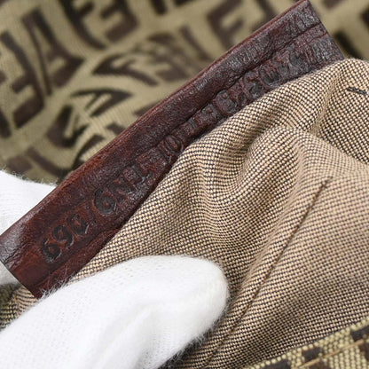 Fendi Beige Zucchino Shoulder Bag