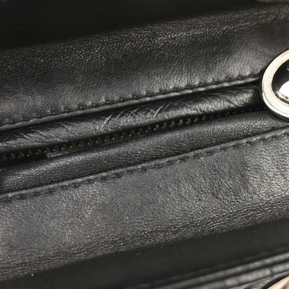 Christian Dior Black Lambskin Medium Lady Dior Cannage 2way Shoulder Handbag