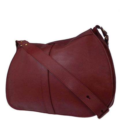 Cartier Bordeaux Leather Shoulder Bag