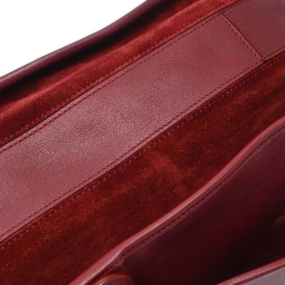 Cartier Bordeaux Leather Shoulder Bag