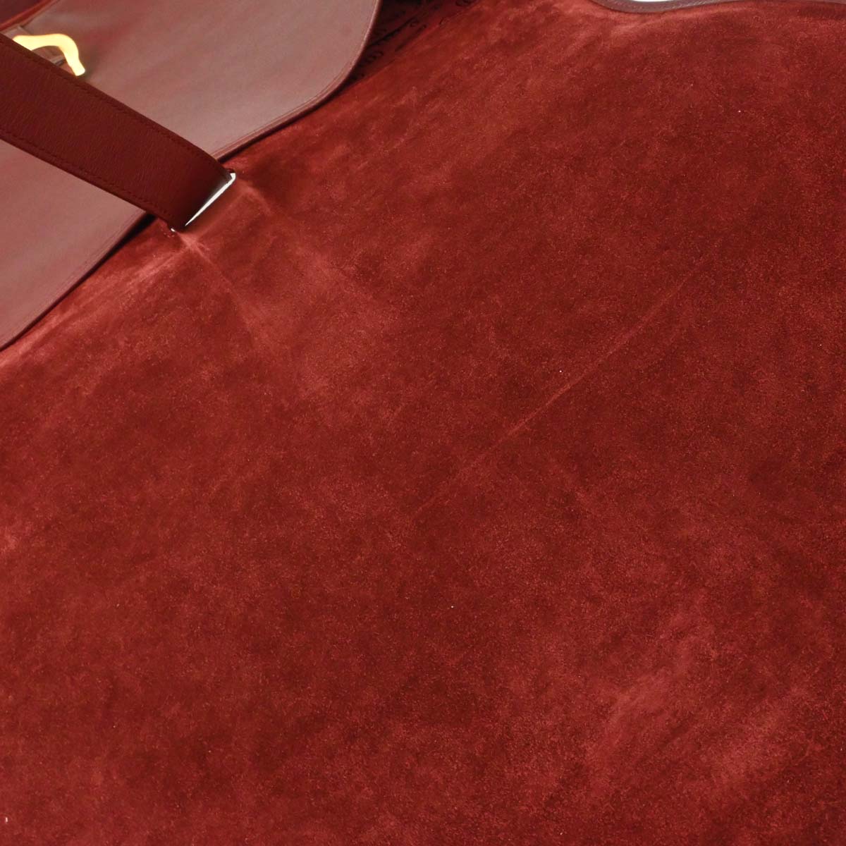 Cartier Bordeaux Leather Shoulder Bag