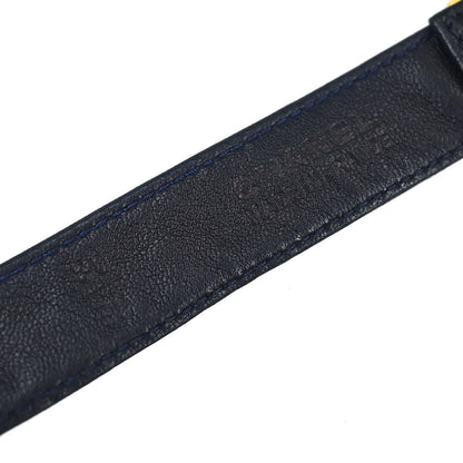 Chanel Chain Belt Medallion Gold Navy #80/32 Small Good