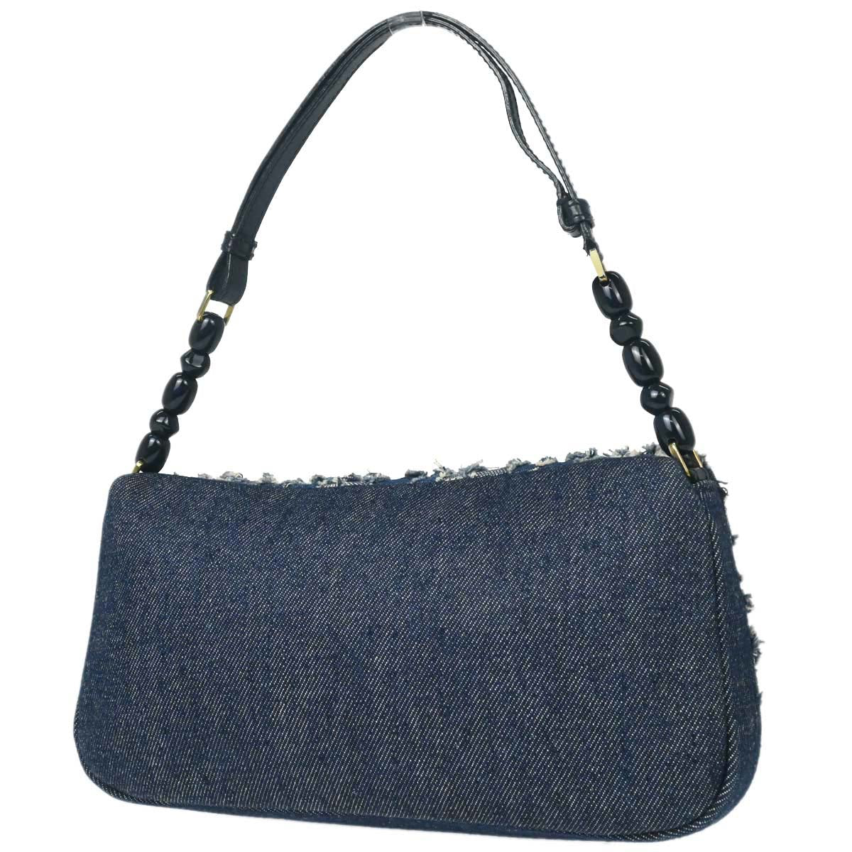 Christian Dior Blue Denim Malice Handbag