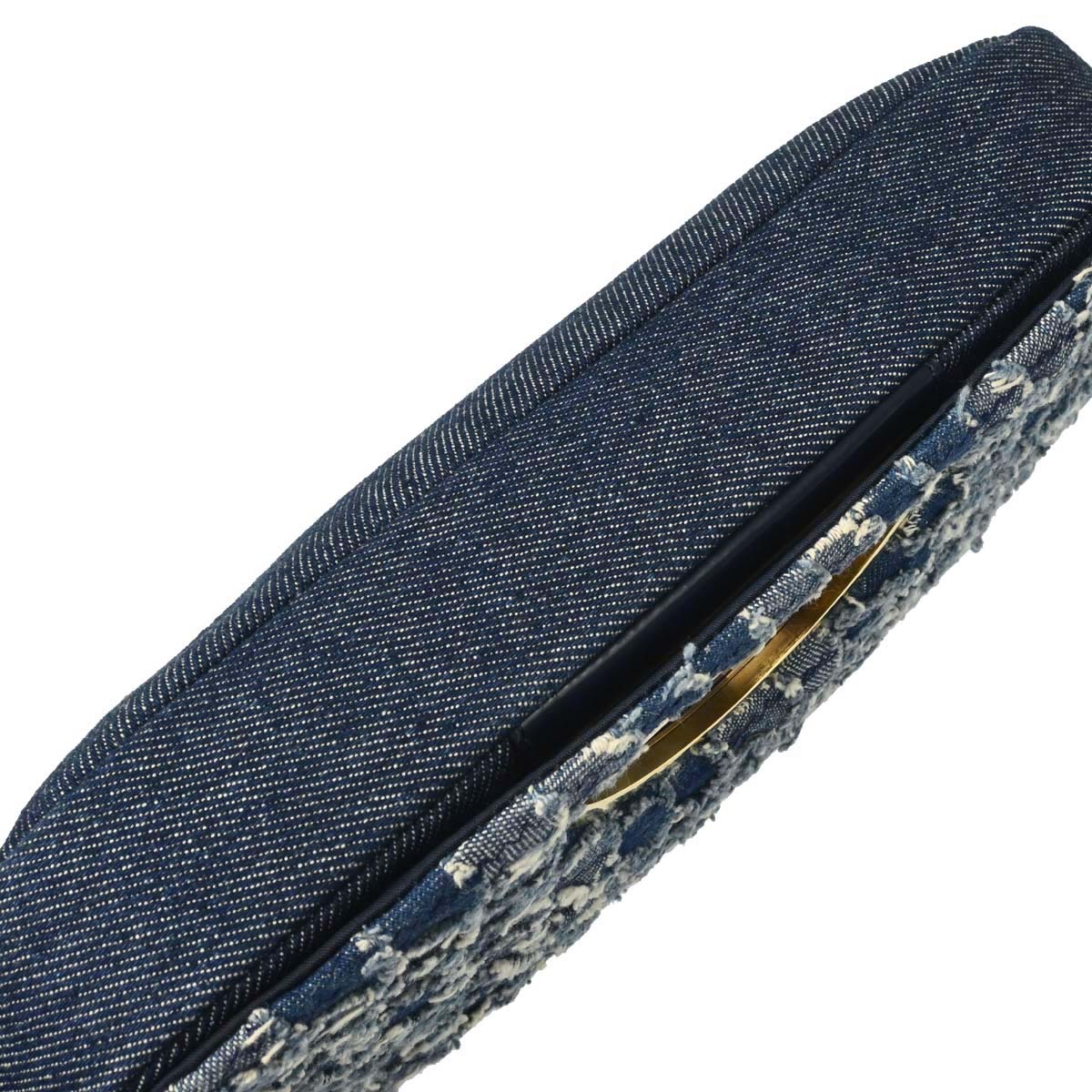 Christian Dior Blue Denim Malice Handbag