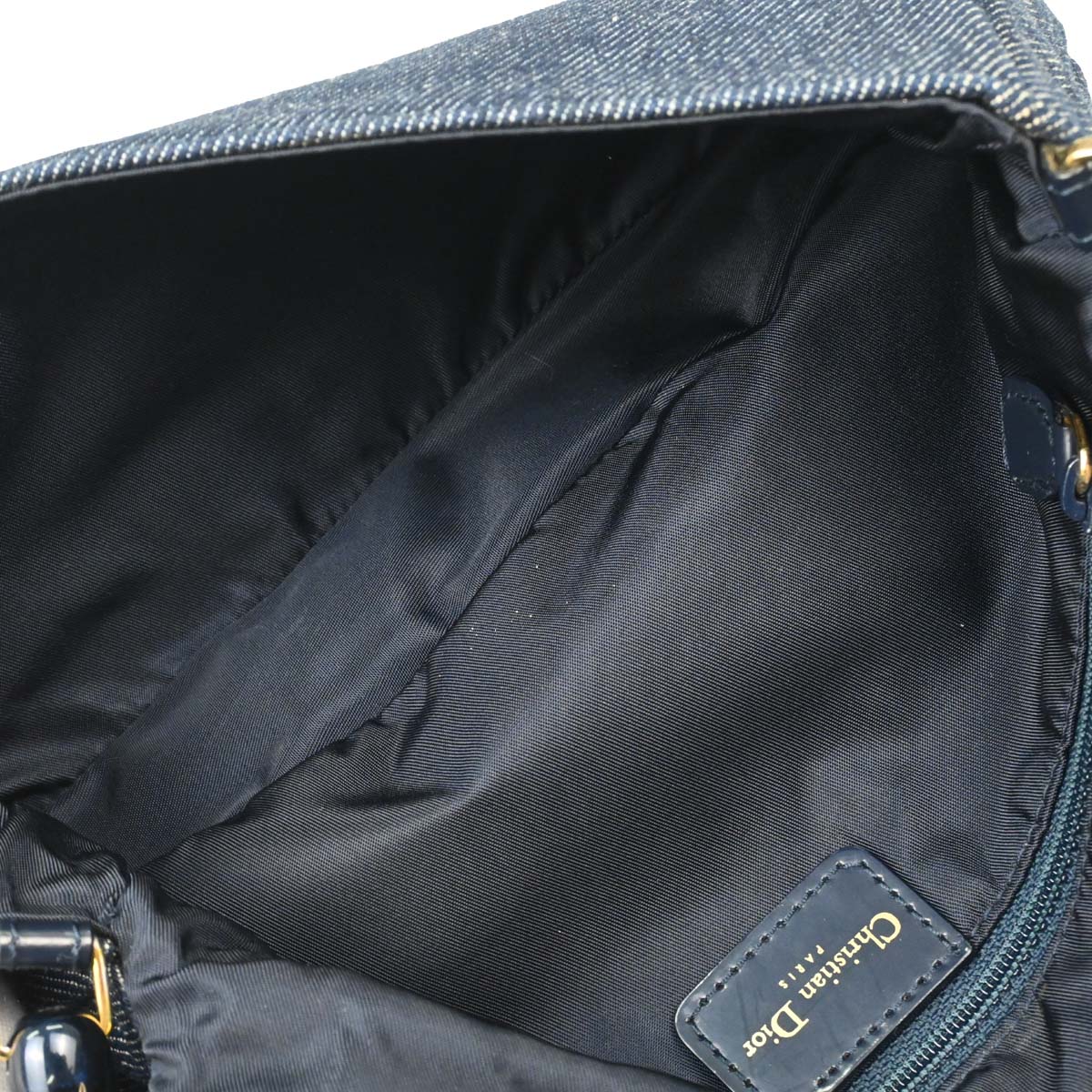 Christian Dior Blue Denim Malice Handbag