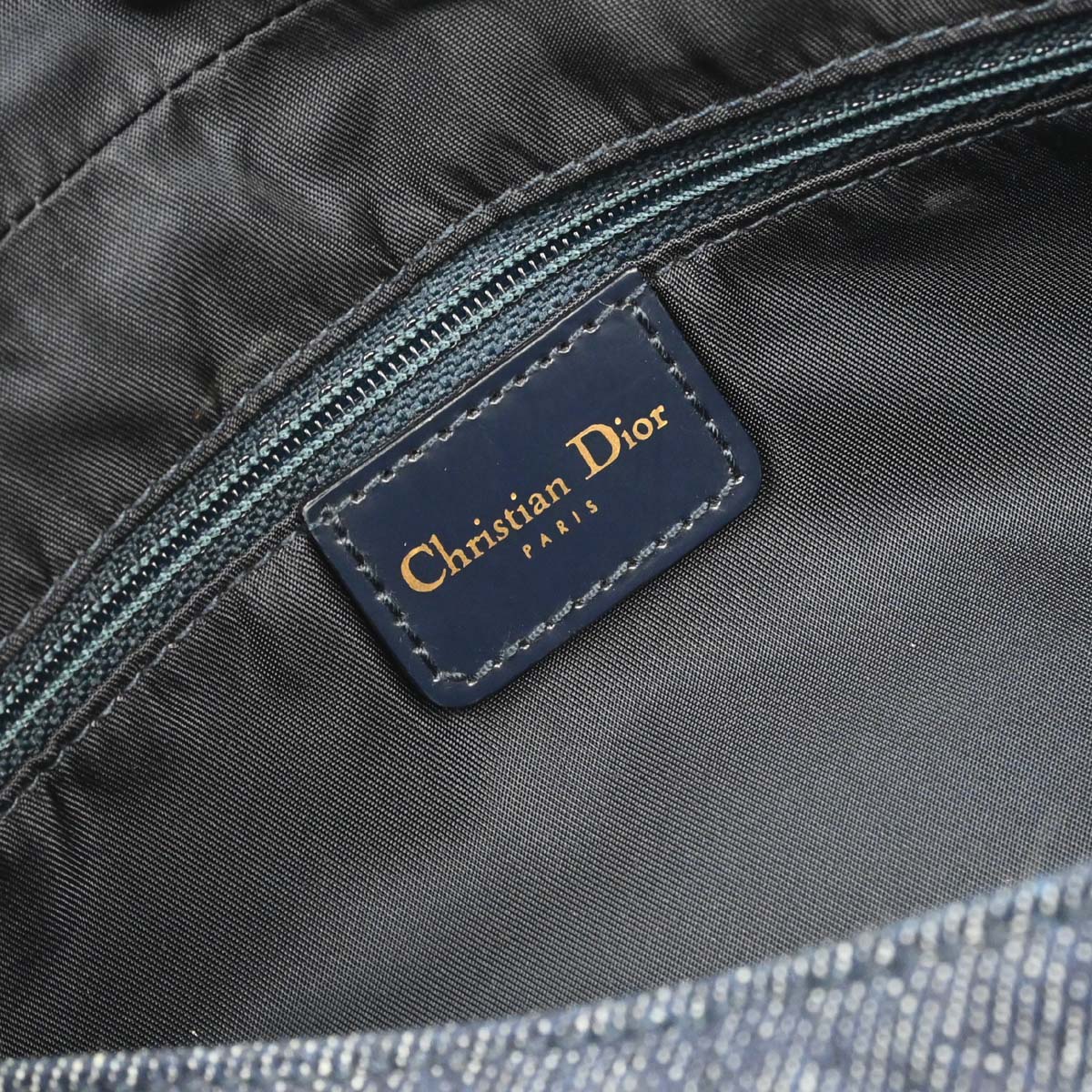 Christian Dior Blue Denim Malice Handbag
