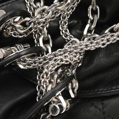 Christian Dior Black Lambskin Le Trente Cannage Tote Bag