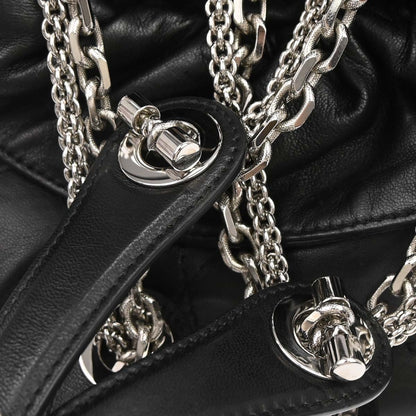 Christian Dior Black Lambskin Le Trente Cannage Tote Bag