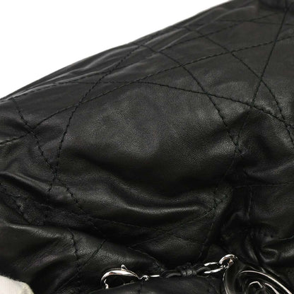 Christian Dior Black Lambskin Le Trente Cannage Tote Bag