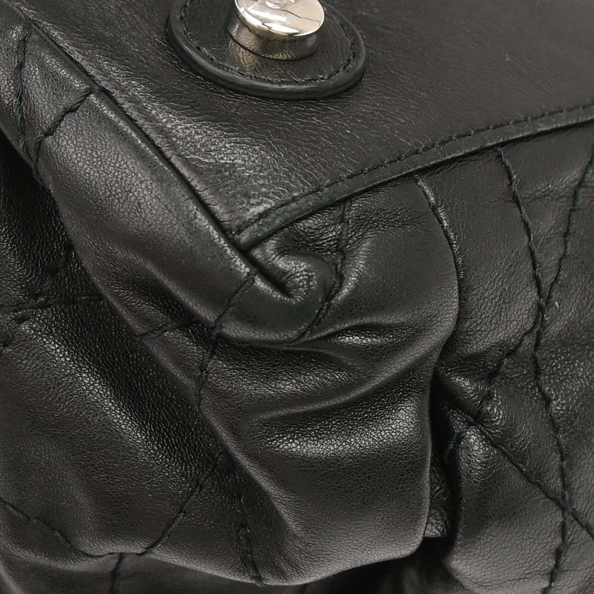 Christian Dior Black Lambskin Le Trente Cannage Tote Bag