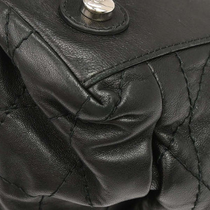 Christian Dior Black Lambskin Le Trente Cannage Tote Bag