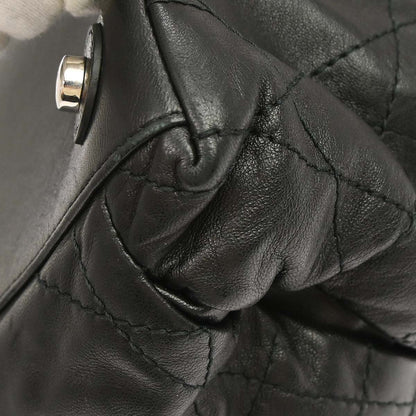 Christian Dior Black Lambskin Le Trente Cannage Tote Bag