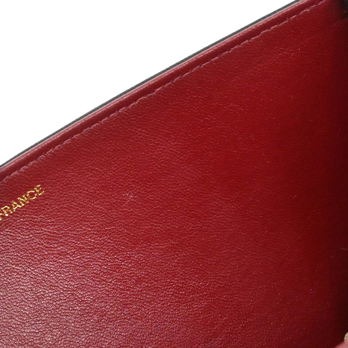 Chanel 1994-1996 Black Lambskin Pushlock Small Full Flap Shoulder Bag