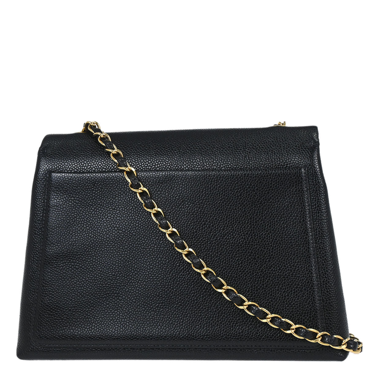 Chanel Black Caviar Skin Shoulder Bag