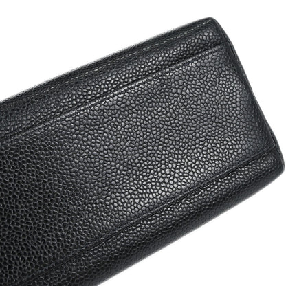 Chanel Black Caviar Skin Shoulder Bag