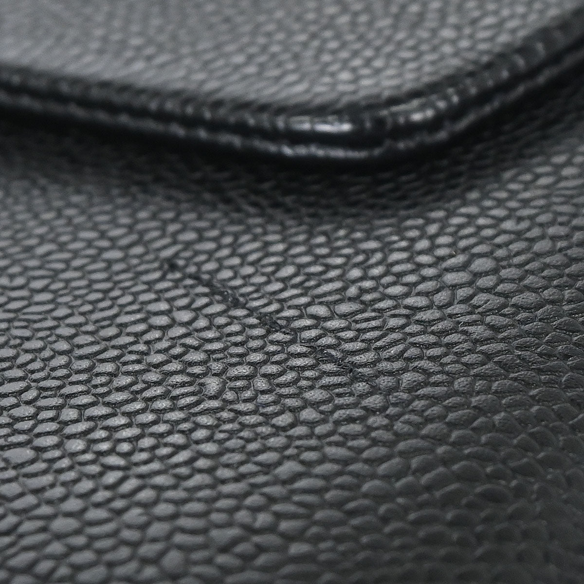 Chanel Black Caviar Skin Shoulder Bag