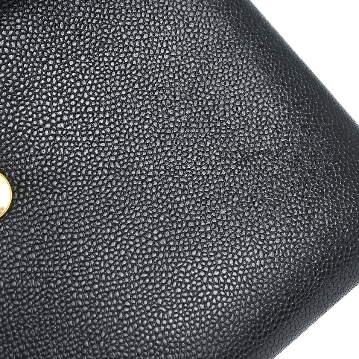 Chanel Black Caviar Skin Shoulder Bag