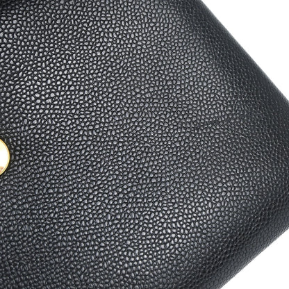 Chanel Black Caviar Skin Shoulder Bag