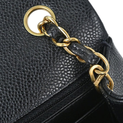 Chanel Black Caviar Skin Shoulder Bag