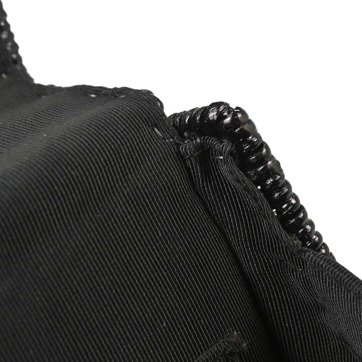 Salvatore Ferragamo Black Rattan Gancini Handbag