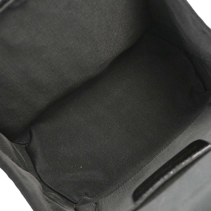 Salvatore Ferragamo Black Rattan Gancini Handbag