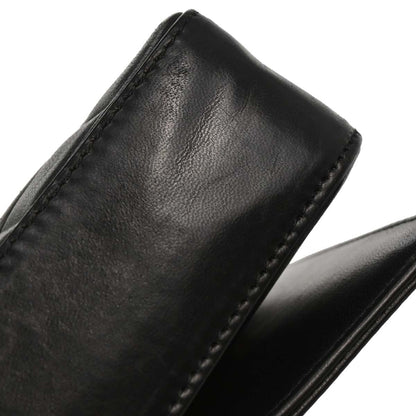 Chanel 2002-2003 Black Lambskin Choco Bar Shoulder Bag