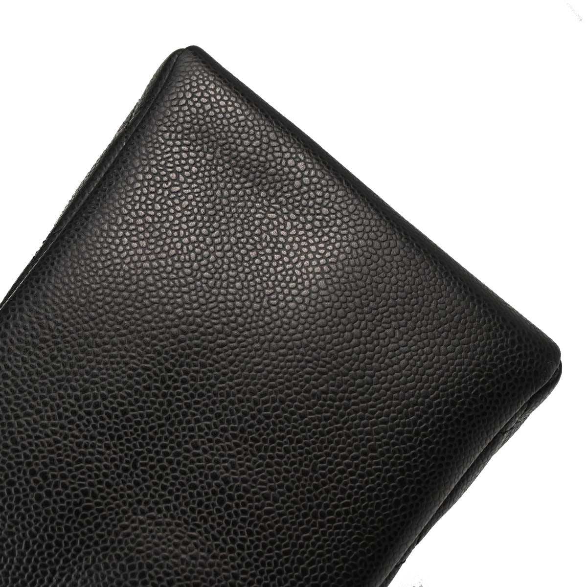Chanel Black Caviar Skin Grand Shopping Tote GST Chain Handbag