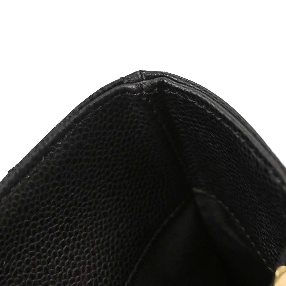 Chanel Black Caviar Skin Grand Shopping Tote GST Chain Handbag