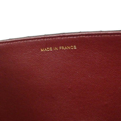 Chanel Black Lambskin Pushlock Medium Half Flap Shoulder Bag