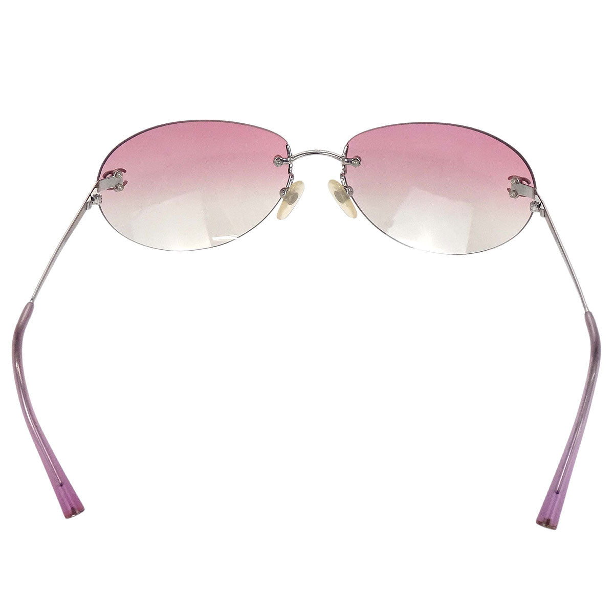 Chanel Sunglasses Eyewear Pink 59□16 130 Small Good