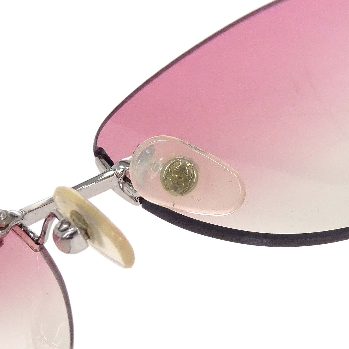 Chanel Sunglasses Eyewear Pink 59□16 130 Small Good