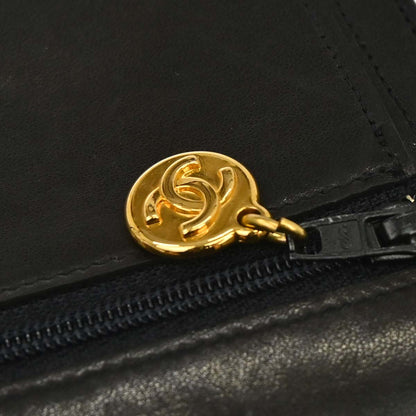 Chanel 1994-1996 Black Lambskin Wallet