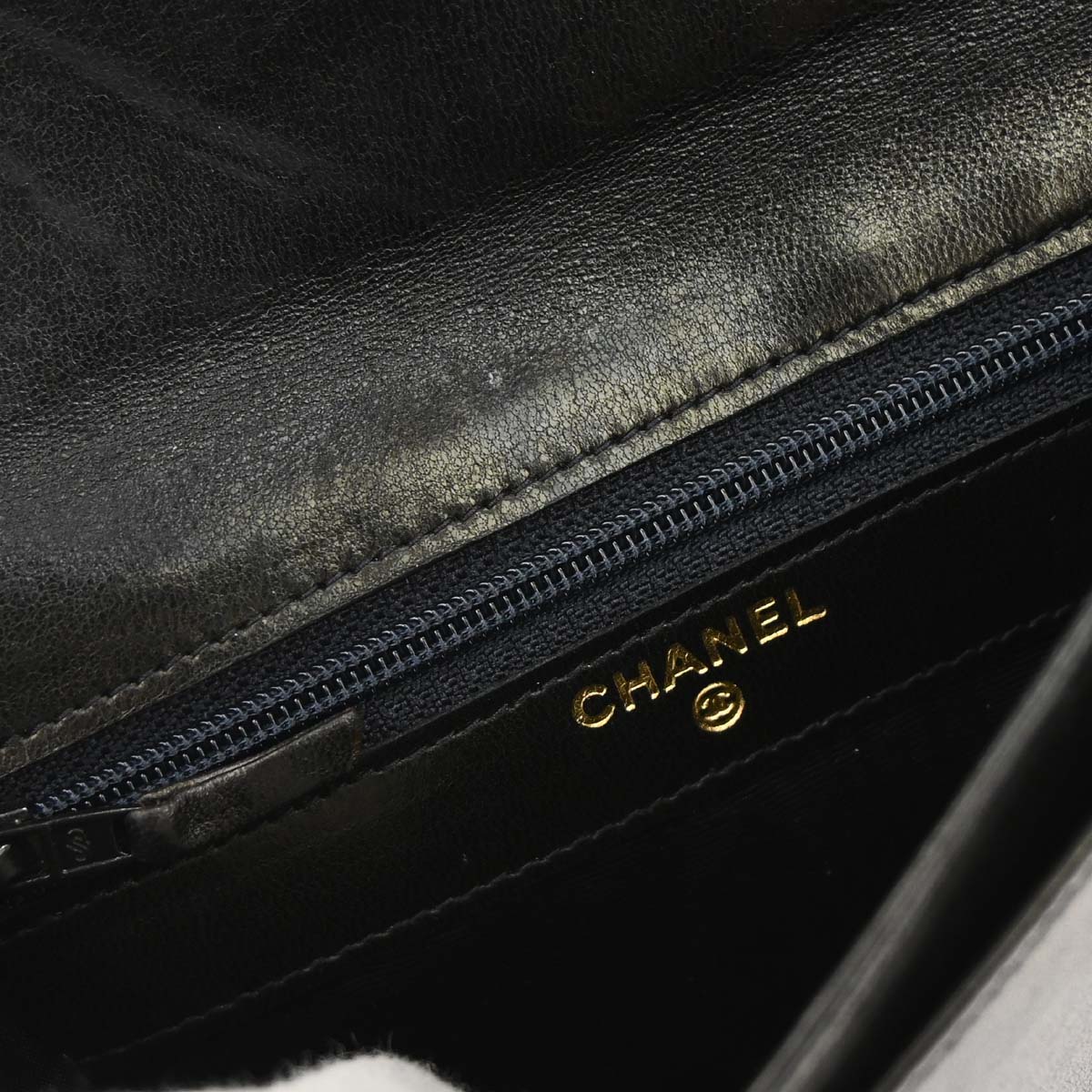 Chanel 1994-1996 Black Lambskin Wallet