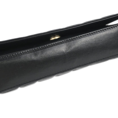 Chanel Black Lambskin Choco Bar Shoulder Bag