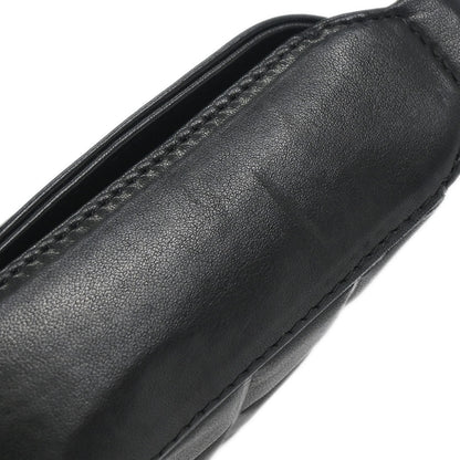 Chanel Black Lambskin Choco Bar Shoulder Bag