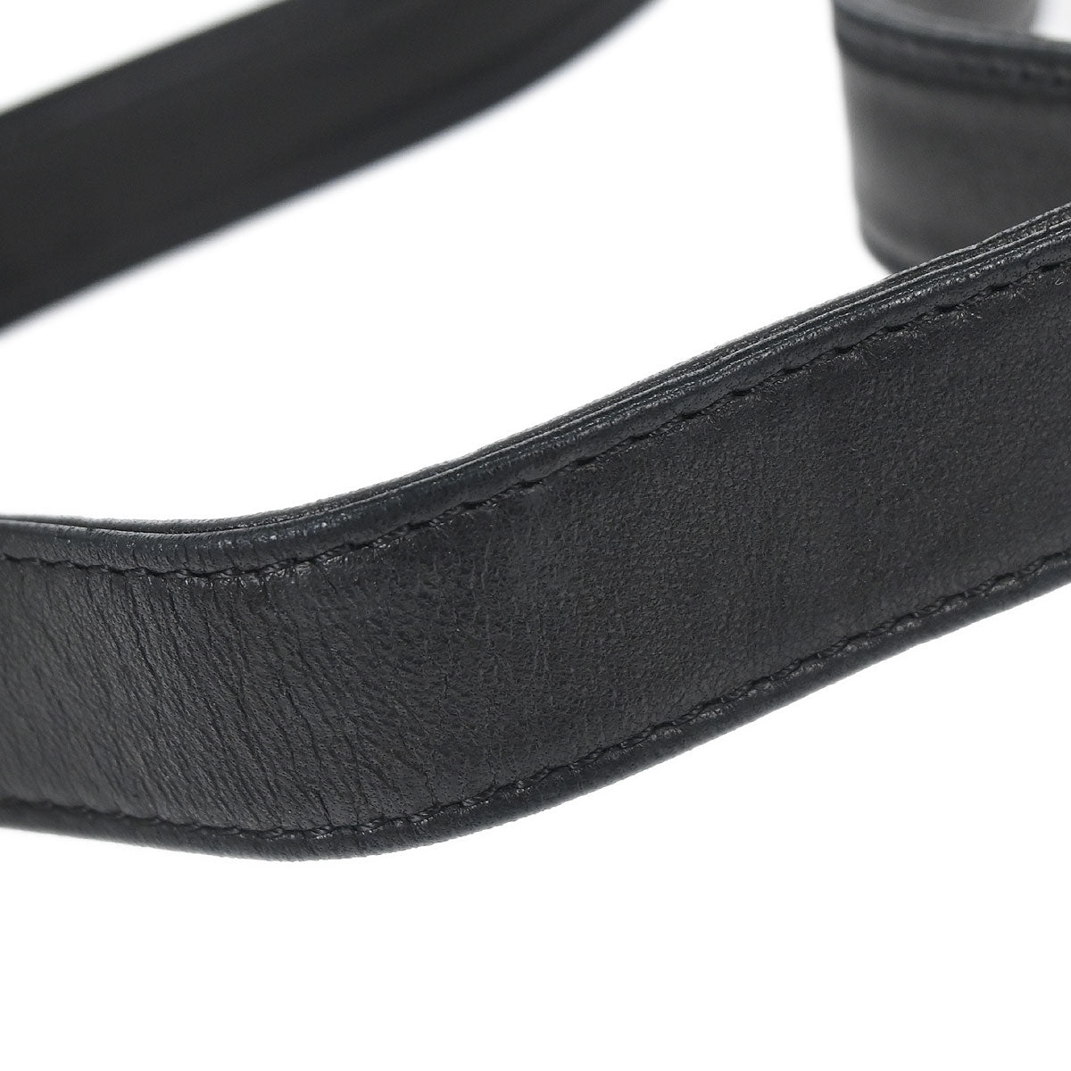 Chanel Black Lambskin Choco Bar Shoulder Bag