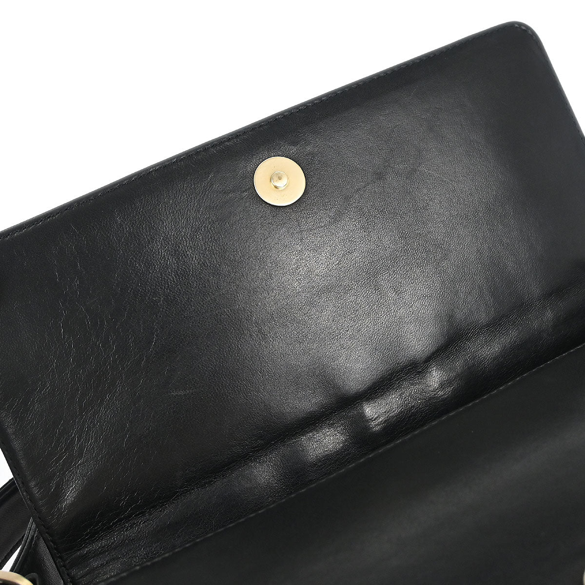 Chanel Black Lambskin Choco Bar Shoulder Bag
