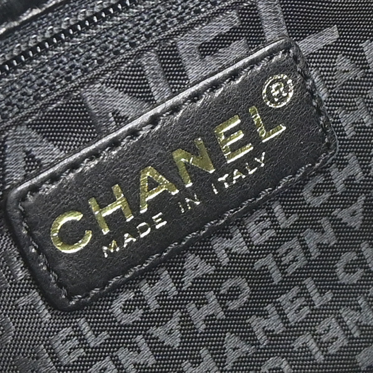 Chanel Black Lambskin Choco Bar Shoulder Bag